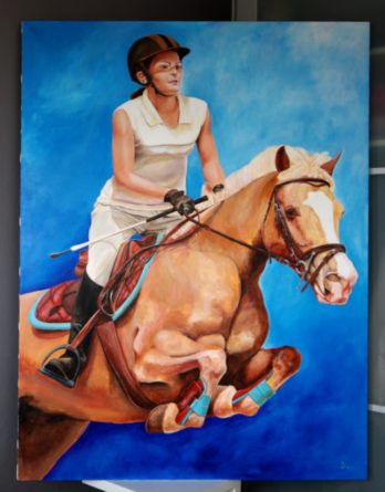 Portrait d’équitation
